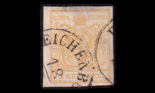Itävalta 1_X o Vaakuna 1 Kr (1850)