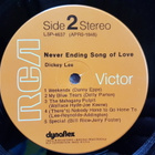 Dickey Lee  – Never Ending Song Of Love  LP - pikkukuva 4