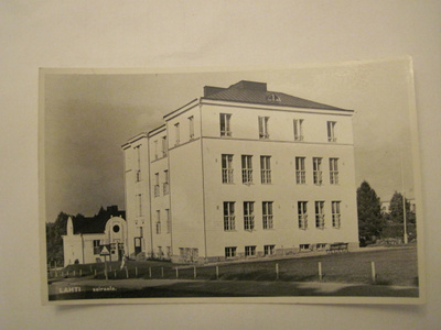 VANHA Postikortti Lahti 1950-l Alkup.Mallikappale