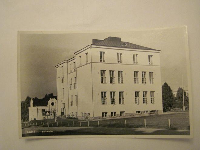 VANHA Postikortti Lahti 1950-l Alkup.Mallikappale