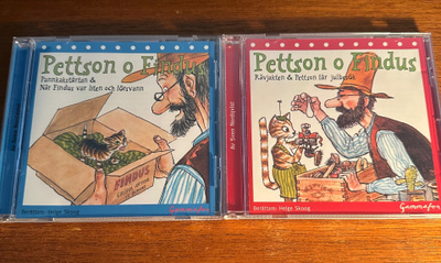 Sven Nordqvist: Pettson o Findus 2x CD LJUDBÖCKER Rävjakten