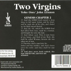John Lennon / Yoko Ono - Two Virgins (CD) MINT!! Remastered - pikkukuva 2