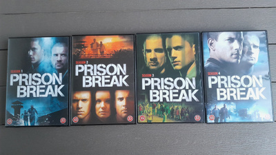 DVD: Pako / Prison Break - Kaudet 1-4, 22xDVD (2005-2009)