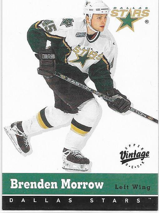 2000-01 UD Vintage #119 Brenden Morrow Dallas Stars