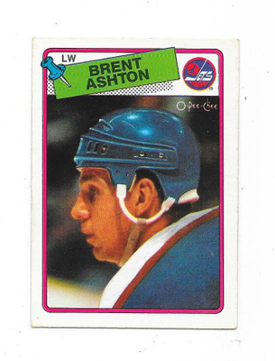 1988-89 OPC #128 Brent Ashton , Winnipeg Jets