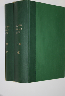 Suomen lääkärilehti 1-33/1962 (vuosikerta)