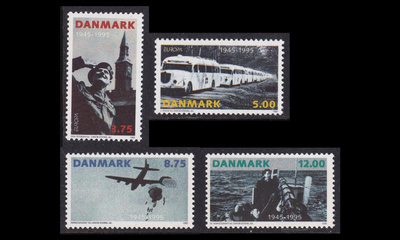 Tanska 1100-3 ** 2. maailmansodan päättyminen 50v (1995)