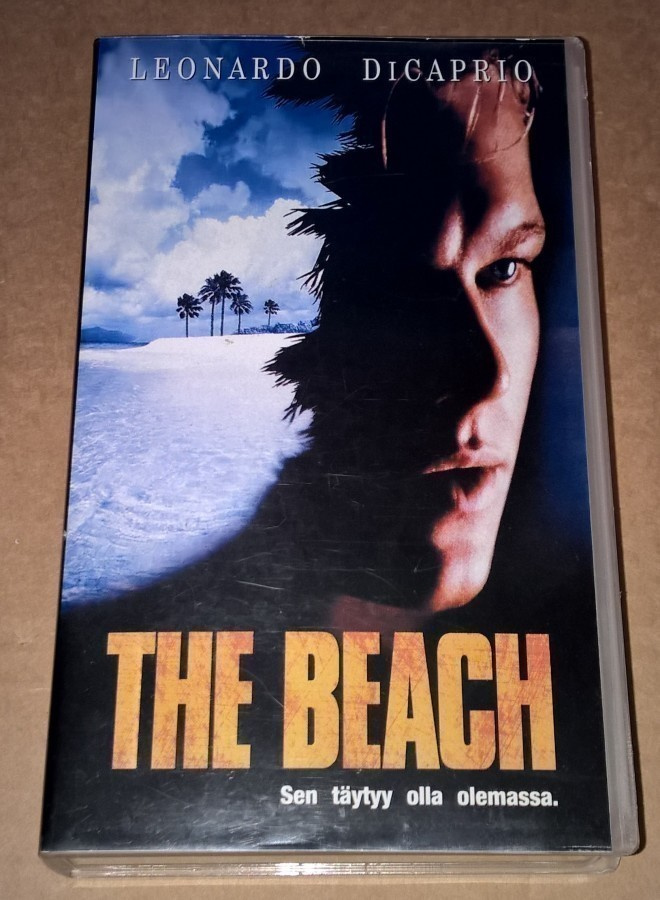 THE BEACH LEONARDO DICAPRIO  VHS DRAAMA 2000