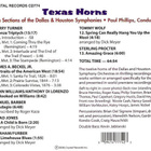 Dallas And Houston Horn Sections • Texas Horns CD - pikkukuva 3