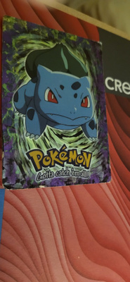 Kiiltävä Bulbasaur Stage 1 E1 of 12 Black Topps card
