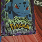 Kiiltävä Bulbasaur Stage 1 E1 of 12 Black Topps card - pikkukuva 1