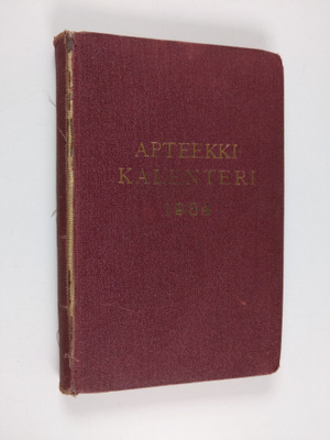 Apteekkikalenteri 1934