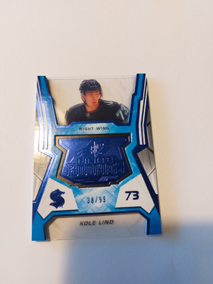 2021-22 SPx Finite Rookies Platinum #F24 Kole Lind /99