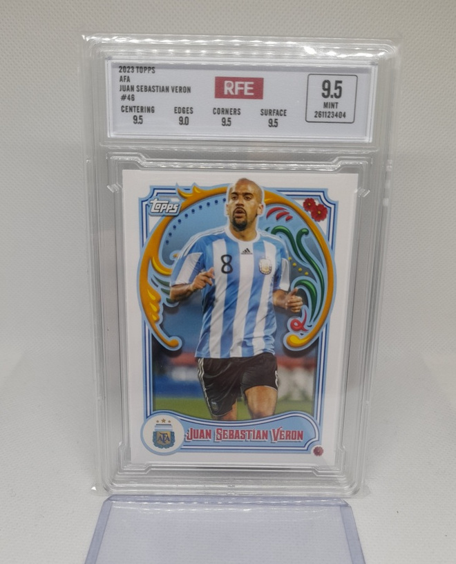 Juan Sebastian Veron - Argentina : PSA/RFE graded 9,5
