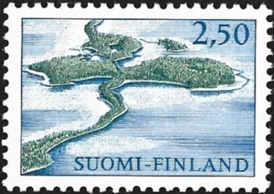 1967 Y Punkaharju 2,50 Typ II xHa 3 kolmiväri ** LaPe 622 II
