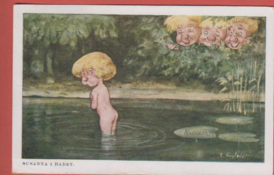 R Högfeldt Susanna i badet