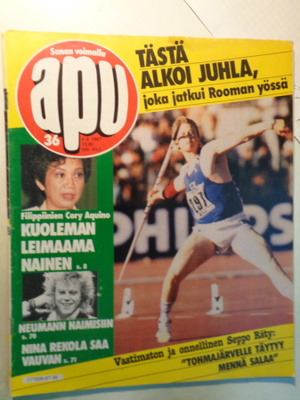 Apu lehti Nro 36/1987 (19.8)