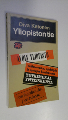 Oiva Ketonen : Yliopiston tie (signeerattu)