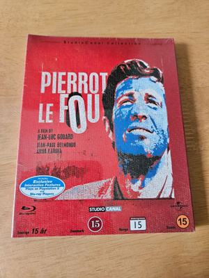 Pierrot le fou - Hullu Pierrot (Blu-ray, uusi)
