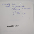 Eija Pihlajamäki : Niin äkkiä syksy (signeerattu, tekijän... - pikkukuva 3