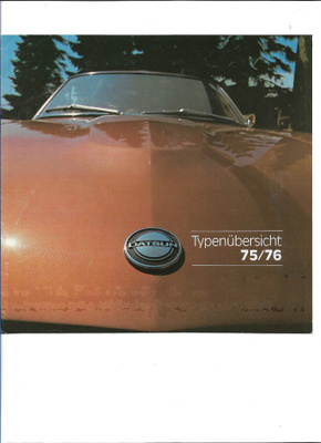 1975 76 Datsun 260 Z, 240 K GT jne esite - KUIN UUSII