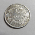 Saksa/Empire 1/2 mark 1906 A - pikkukuva 1