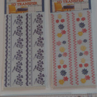 tarra-setti 2 pakettia 3D siirtokuva kukka - pikkukuva 1