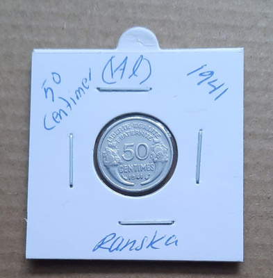 Ranska 50 centimes (Al), 1941