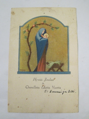 VANHA Postikortti Martta Vendelin 1933