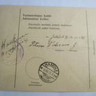 1925 Wärtsilä pakettikortti Haminaan Wiipurin rykm KKK - pikkukuva 3