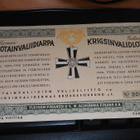 Sotainvalidiarpa 1940 26/7 - pikkukuva 1