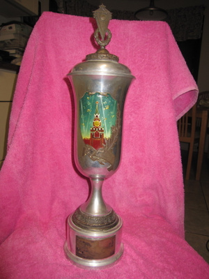 Ukrainian Soviet cup design by Deineka LACQUER ART painting