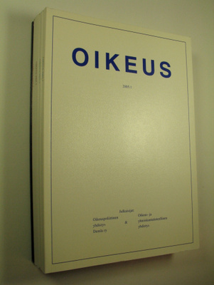 Oikeus, 1-4/2005 + 2b/2005 : Oikeusmurha