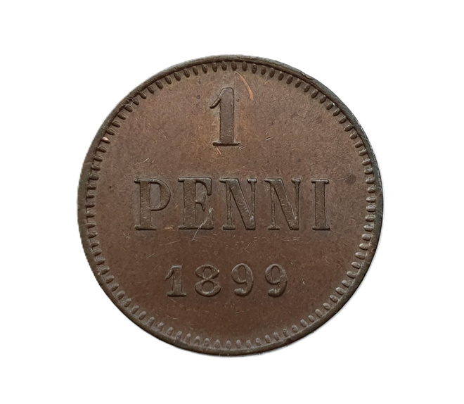 1 penni 1899 - hyväkuntoinen!