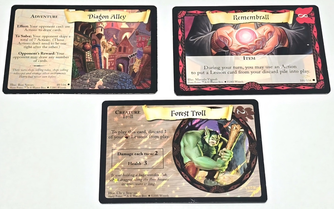 3kpl Harry Potter TCG Promo kortteja