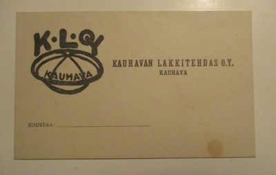 KAUHAVAN LAKKITEHDAS O.Y  (K26-S16)
