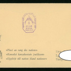 FDC 1959 Porvoon valtiopäivät, tuloleima - pikkukuva 1