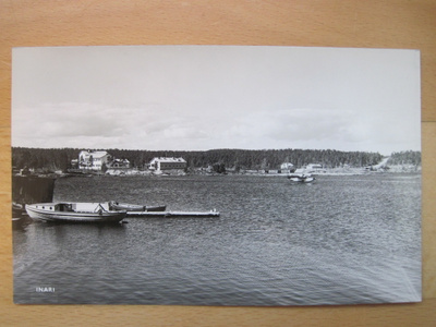VANHA Postikortti Lappi Inari 1950-l Alkup. Mallikappale