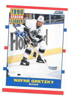 1990-91 Score #352 Wayne Gretzky Los Angeles Kings