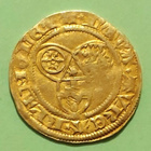 Saksa, Köln Dietrich II von Mörs 1414 - 1463, Gold Gulden - pikkukuva 2