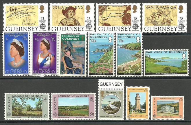 GUERNSEY levyllinen postituoreita merkkejä **
