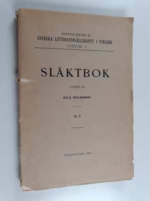 Släktbok 2:3 1933