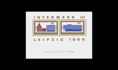 DDR 1126-9BL23 ** Leipzig 800v (1965)