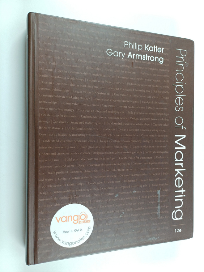 Philip Kotler : Principles of marketing