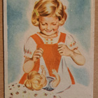 Geoge-: tyttö leikkii nukella, kulkenut 1952 - pikkukuva 1