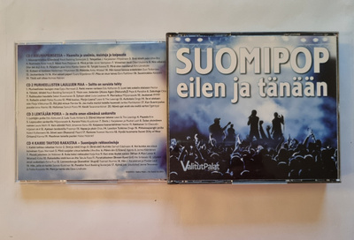 SUOMIPOP EILEN JA TÄNÄÄN 4 CD (VALITUT PALAT)