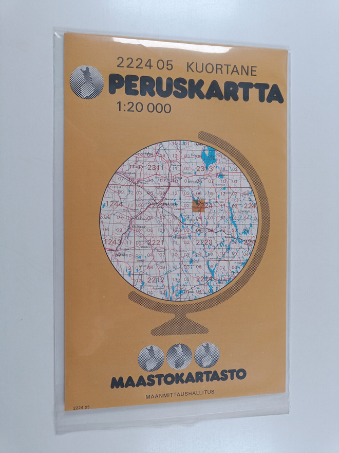 Peruskartta 1:20 000, N:o 2224 05 : Kuortane