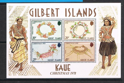 Gilbert Islands 1978 - Joulu Christmas ++ blokki