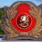 SA - Upseeri kokardi. Mansikka leijonalla. Laatta piikit. Hy - pikkukuva 2
