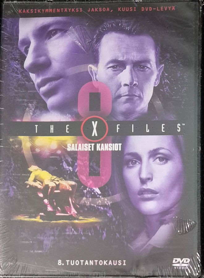 X-Files Salaiset kansiot Kausi 8 -DVD